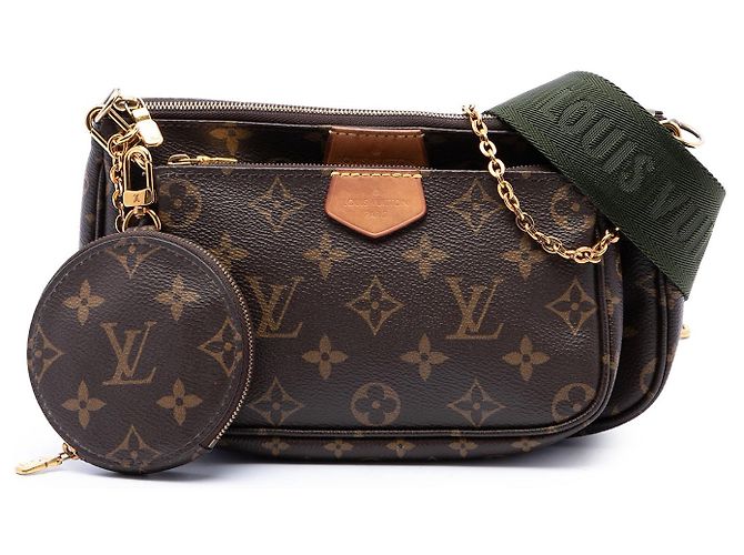 Borsa Louis Vuitton Monogram Multi Pochette Accessoires Marrone