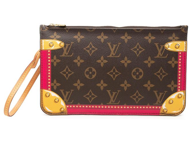 Bolsa Louis Vuitton Monogram Summer Trunks Neverfull MM Castanha Marrom