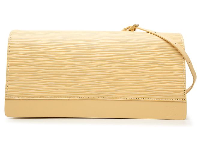 Borsa a tracolla Louis Vuitton Epi Honfleur Gialla Giallo