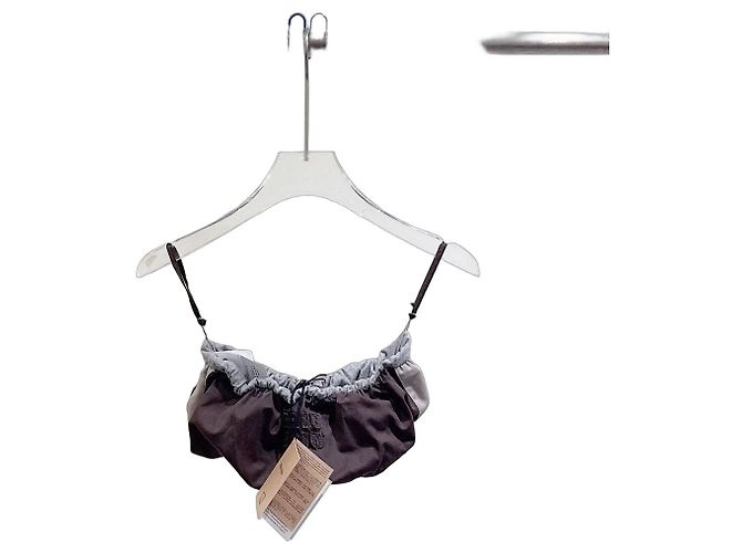 Top Bandeau Miu Miu de Algodón Multicolor