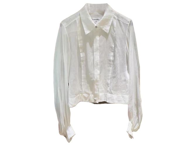 Chanel Cotton Top Multi Color Size 36