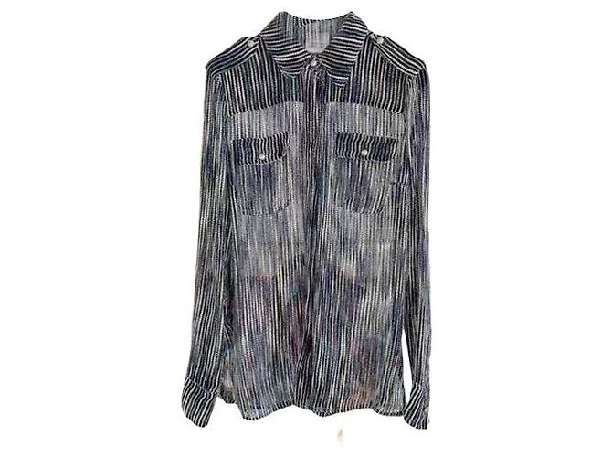 Chanel Cotton Top Multi Color Size 38