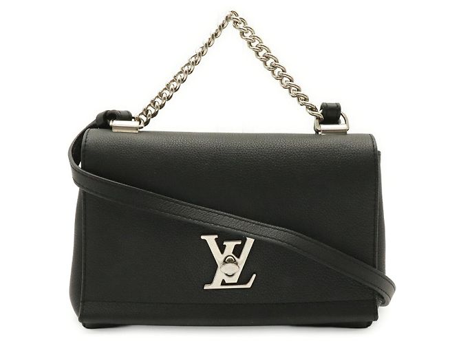 Borsa a tracolla Louis Vuitton Lockme II BB Nero
