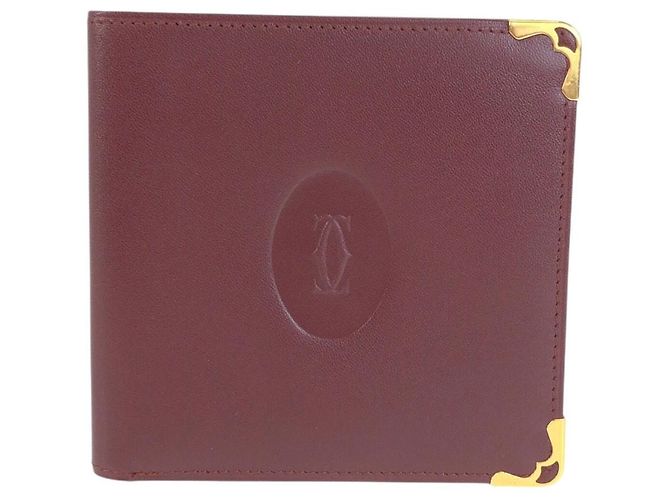 Cartier Must Line Compact Wallet Brown