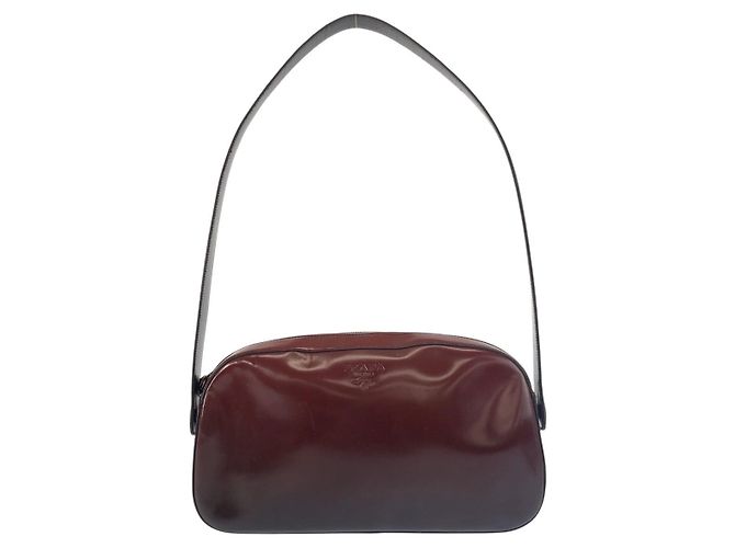 Bolso de hombro Prada de esmalte Multicolor