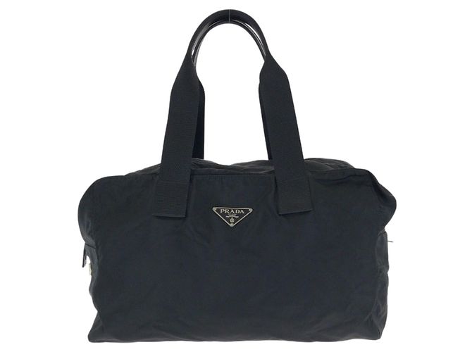 Prada Tessuto Boston Bag Black
