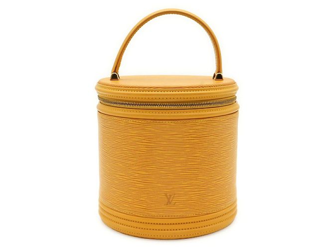 Bolso Vanity Louis Vuitton Epi Cannes Amarillo