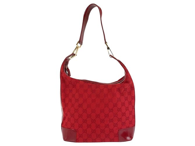 Borsa a tracolla hobo Gucci Rosso