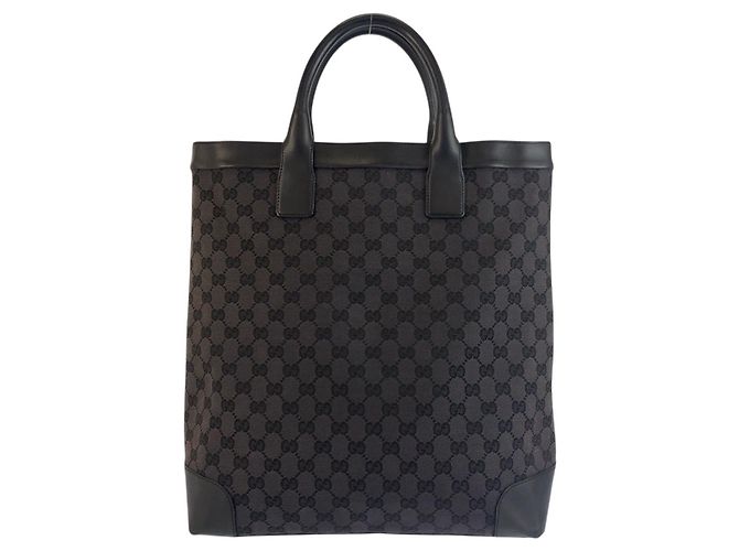 Borsa Tote Gucci GG Canvas Nero