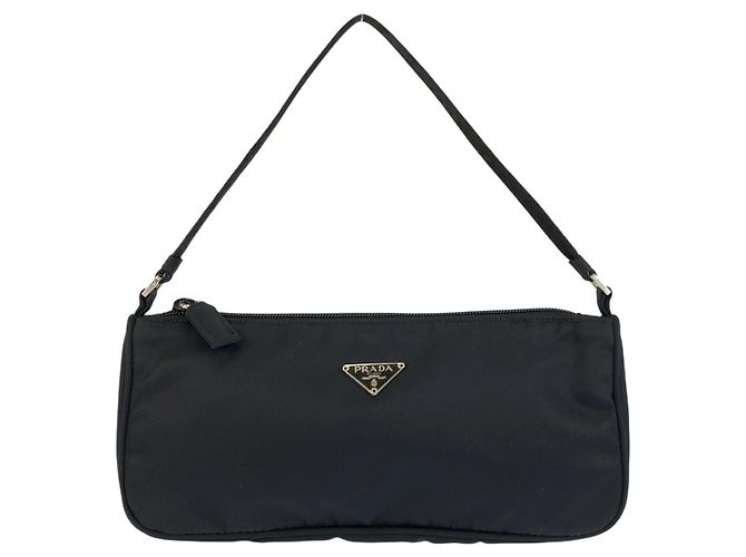 Pouch accessori Prada Tessuto Nero