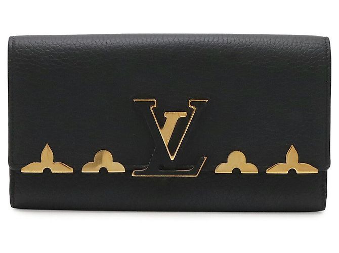 Louis Vuitton Portefeuille Capucines Long Wallet Nero