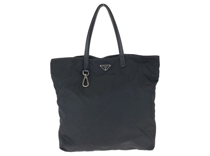 Sac cabas Prada Tessuto Saffiano Noir