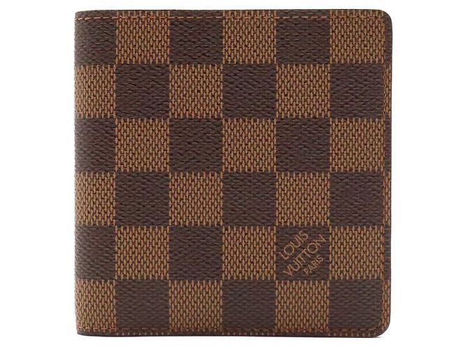 Louis Vuitton Damier Bifold Geldbörse Braun