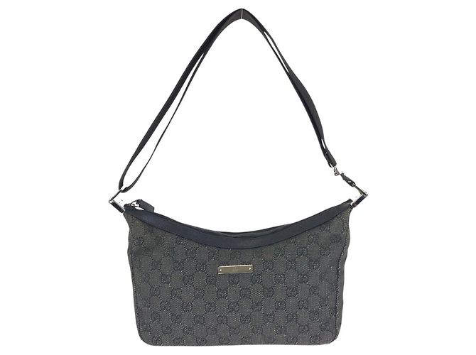 Borsa a tracolla Gucci GG Canvas Nero