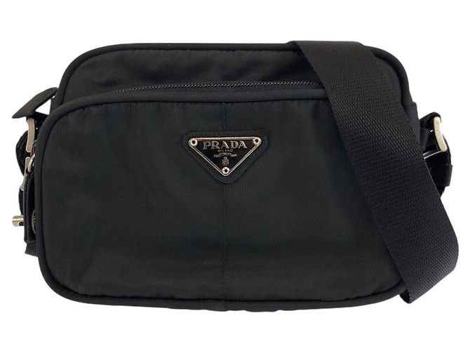Borsa a tracolla Prada Tessuto Nero