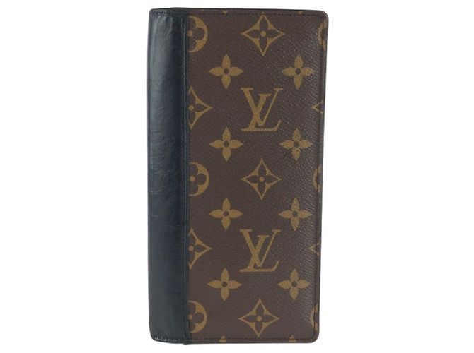 Cartera larga Louis Vuitton Brazza Castaño