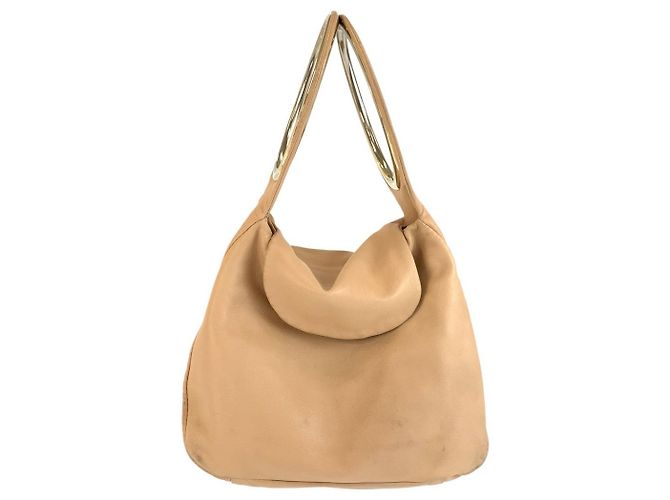 Sac à main Marni Mirror Marron Beige