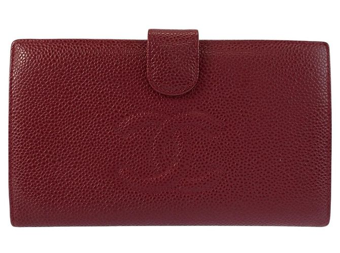 Portafoglio lungo Chanel Coco Mark Marrone