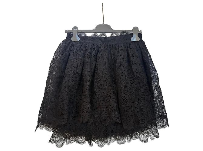 Gonna in pizzo nero Ermanno Scervino
