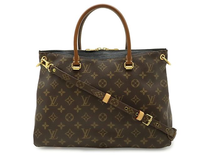 Sac à main Louis Vuitton Monogram Pallas Noir
