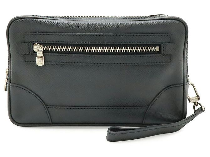 Louis Vuitton Taiga Pavel Clutch Grau