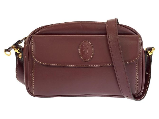 Borsa a tracolla Cartier Must Line Marrone