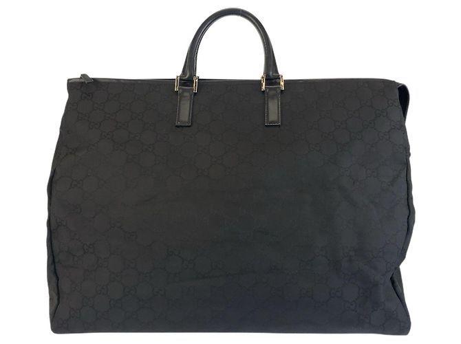 Borsa Gucci Boston in nylon nero