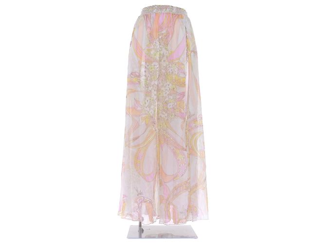 Emilio Pucci Jupe en crêpe multicolore Multiple colors