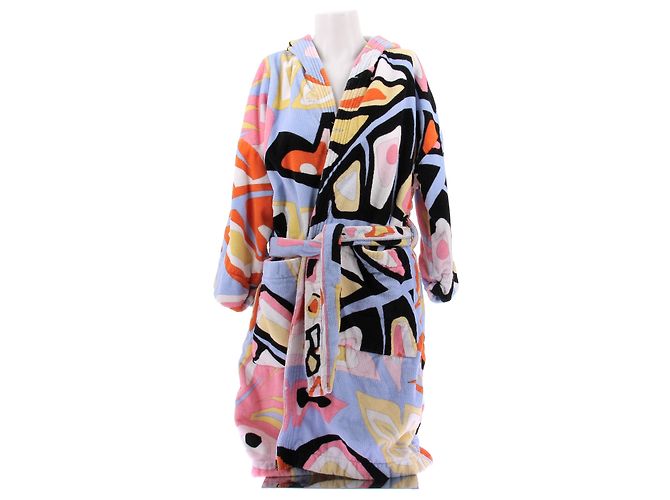 Emilio Pucci Multicolored Cotton Bathrobe Multiple colors