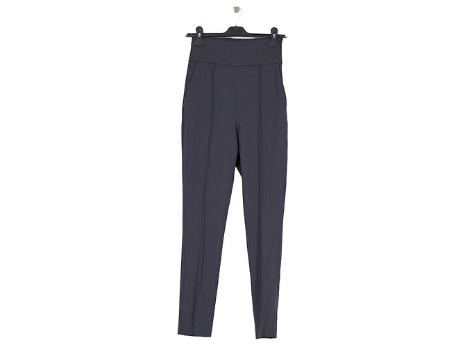 Autre Marque Wollhose marineblau