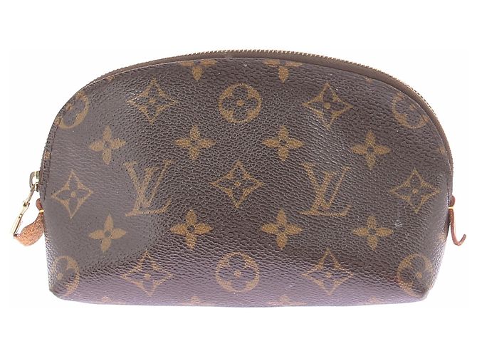 Louis Vuitton Trousse en cuir marron Brown