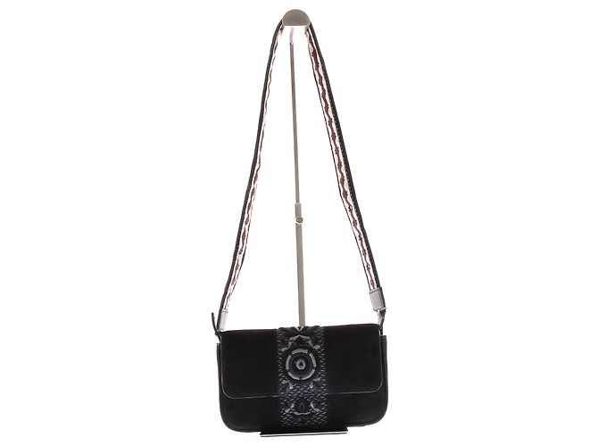 Autre Marque Borsa a tracolla in camoscio Nero