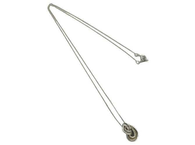 Autre Marque Collana Tiffany Twist Knot Argento D'oro