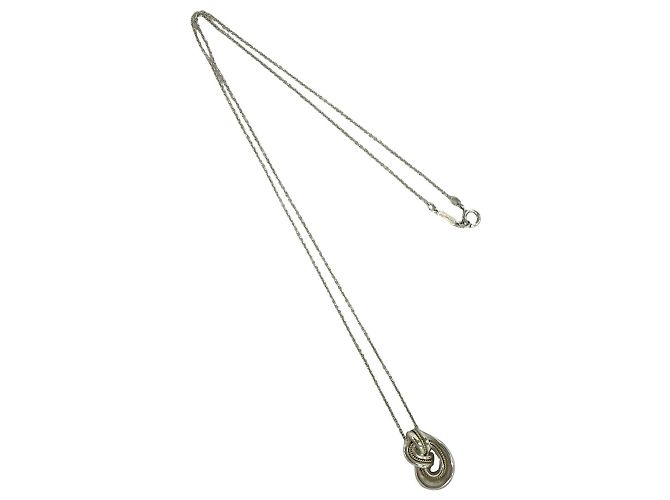 Autre Marque Collana Tiffany Twist Knot Argento D'oro