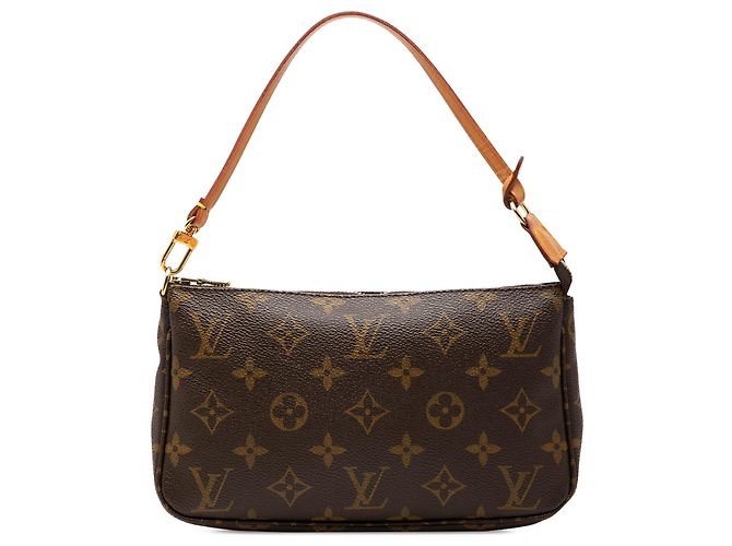 Louis Vuitton Brown Monogram Pochette Accessoires Marron