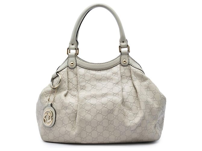 Saco Tote Gucci Beige Medium Guccissima Sukey Bege