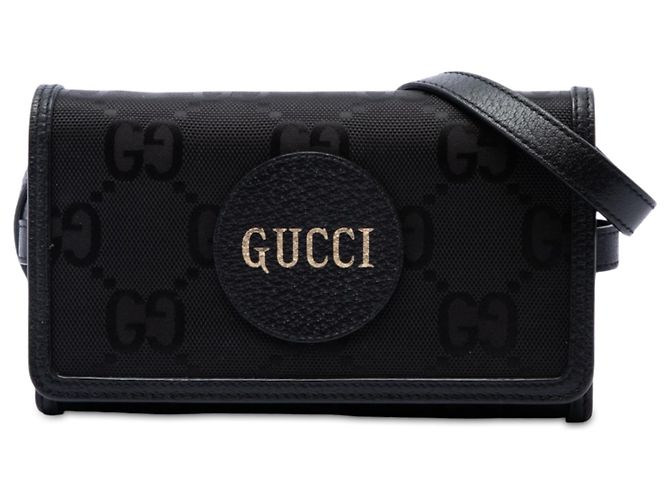 Borsa a tracolla Gucci Black GG Nylon Off The Grid Nero