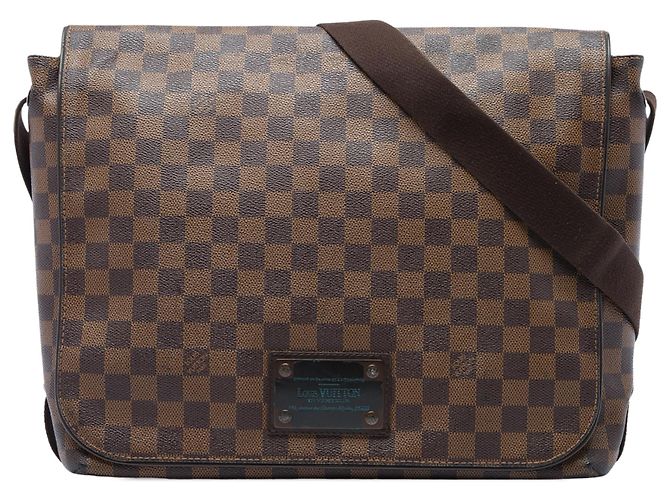 Louis Vuitton Brown Damier Ebene Brooklyn GM Marrom