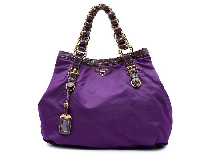 Sac à main Prada en Tessuto violet