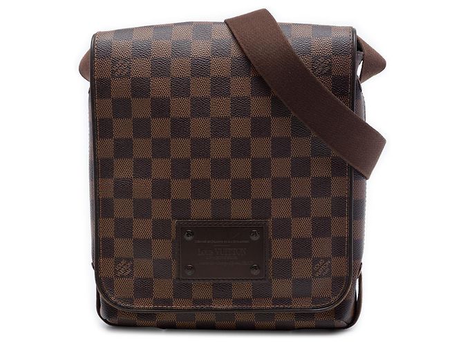 Louis Vuitton Brown Damier Ebene Brooklyn PM Marron
