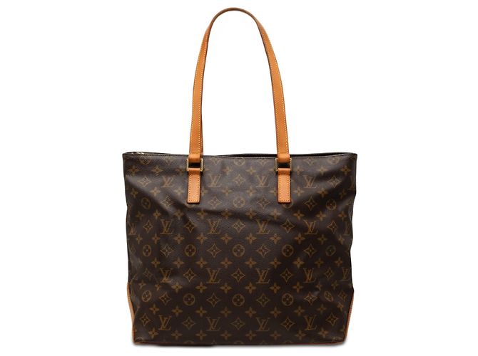 Louis Vuitton Brown Monogram Cabas Mezzo Marron