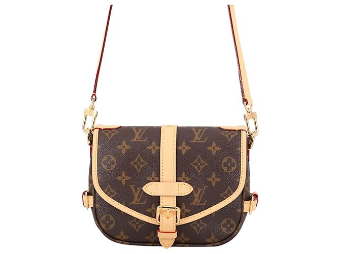 Louis Vuitton Brown Monogram Saumur BB Marron
