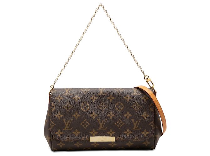 Louis Vuitton Brown Monogram Favorite MM Marrone