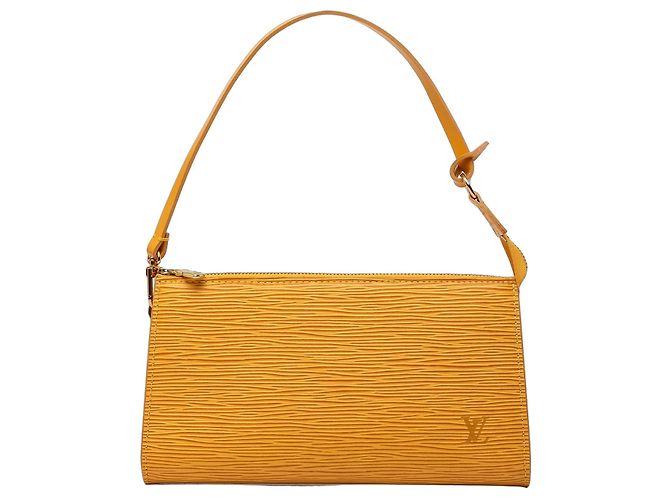 Louis Vuitton Yellow Epi Pochette Accessoires Jaune