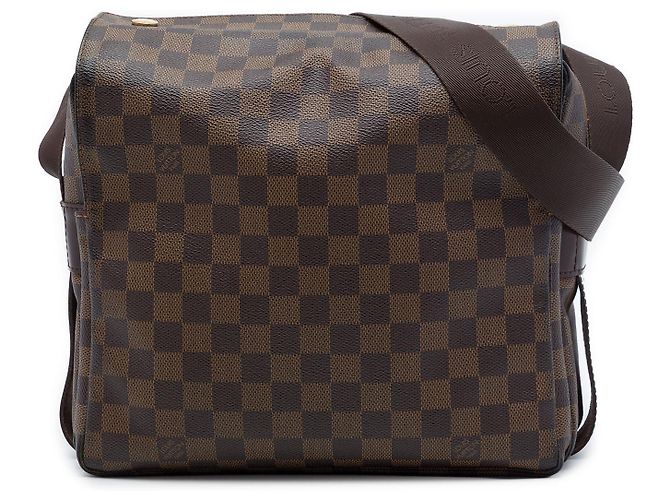Louis Vuitton Brown Damier Ebene Naviglio Marrom