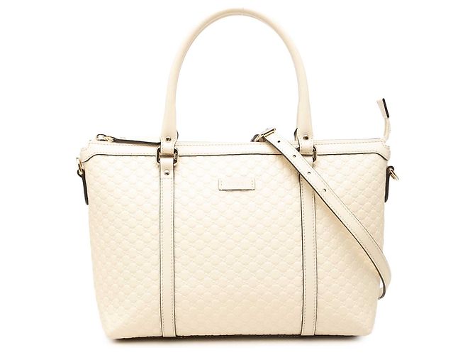 Borsa Gucci Joy Small Microguccissima Bianca Bianco