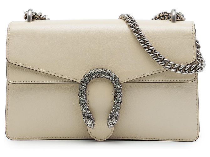 Bolsa de Ombro Dionysus Gucci em Pele de Bezerro Castanha Medium