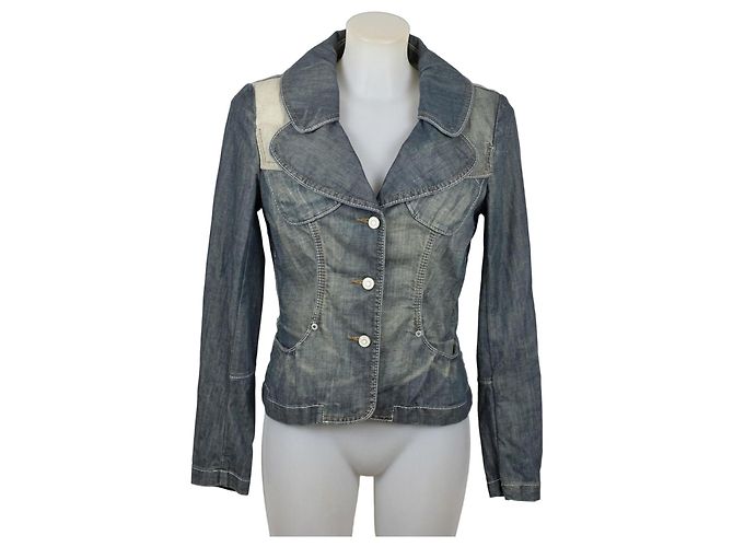 Veste en denim bleu Hugo Boss