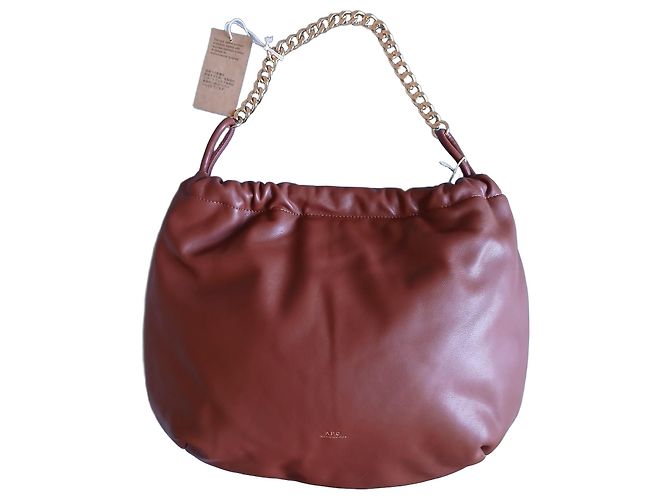 Apc Mala A.P.C. Ninon em eco-couro Marrom