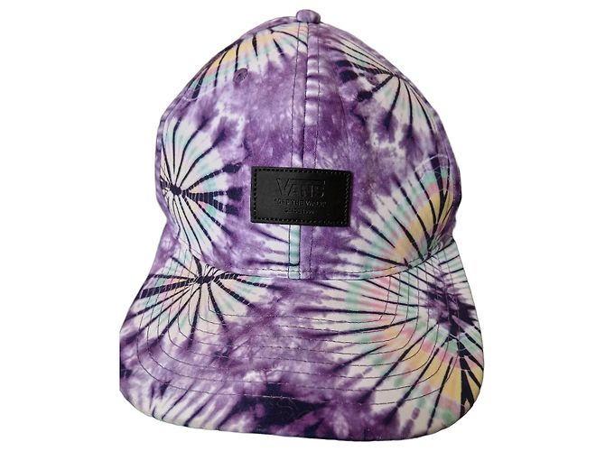 Cappellino Vans Tie-Dye Rosa Bianco Verde Porpora Giallo